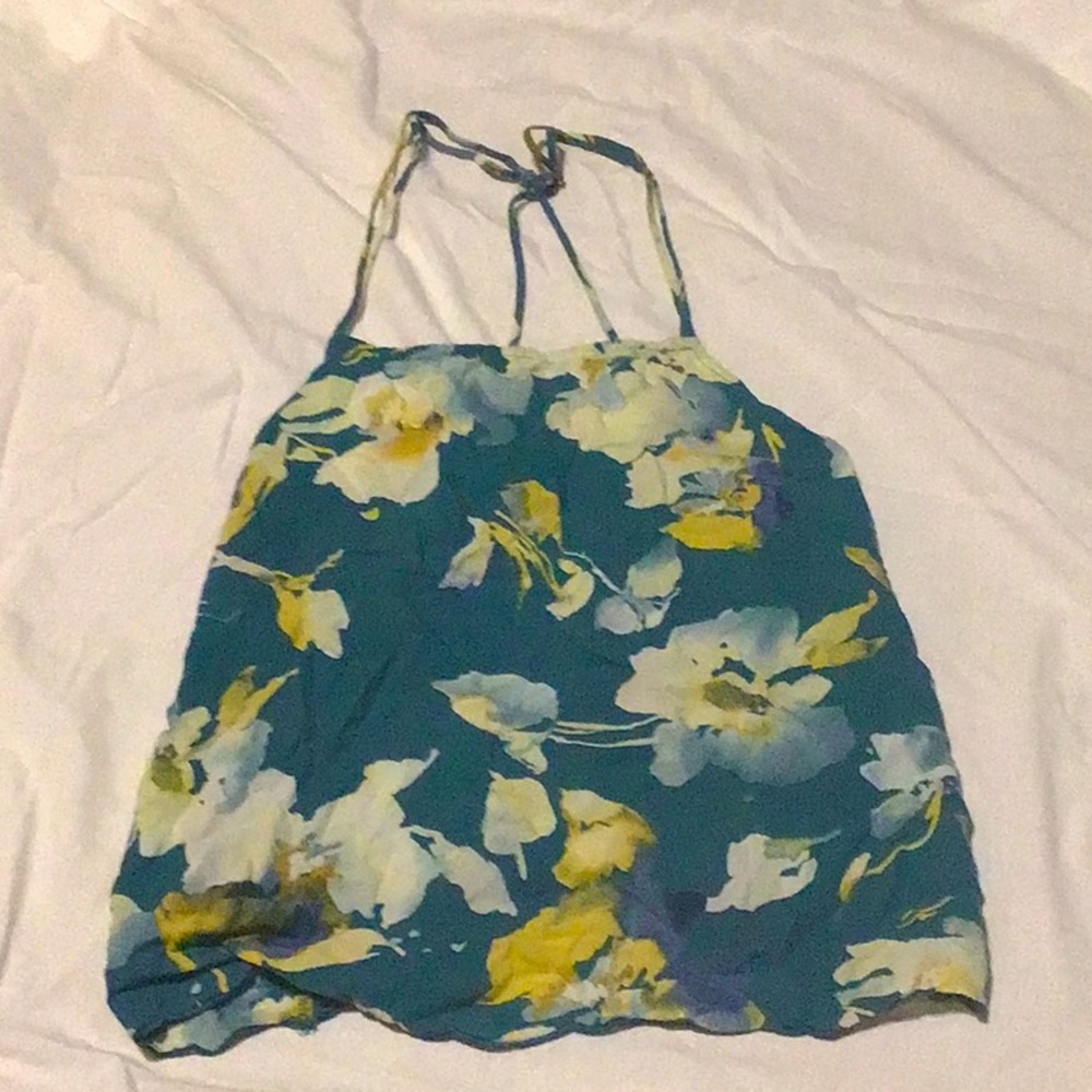 3/$10 Summer tank top with floral designs